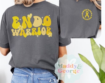 Endometriosis Warrior Shirt, Endometriosis Awareness Shirts, Gift for Endo Warrior, Chronic Illness Tshirt, Flare Day Gift, Spoonie Crewneck