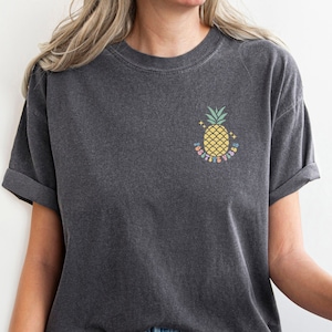 Comfort Colors IVF Positive Vibes Shirt, infertility warrior shirt, Infertility awareness shirt, Embryo Transfer Shirt, IVF pineapple shirt