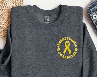 Felpa per la consapevolezza dell'endometriosi, maglione per l'endometriosi, maglione Spoonie, felpa per la malattia cronica, regalo per il giorno del chiarore, camicia per l'endometriosi
