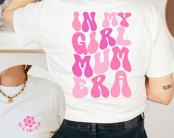 In meiner Mädchen-Mama-Ära-Shirt, cooler Mamas-Club, Geschenk für Mama, süßes Mama-Shirt, Mama-T-Shirt, neue Mädchen-Mama, Geschlecht offenbaren Shirt, werdende Mama-Shirt