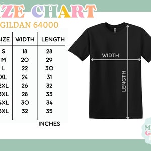 the size chart for a t - shirt with measurements