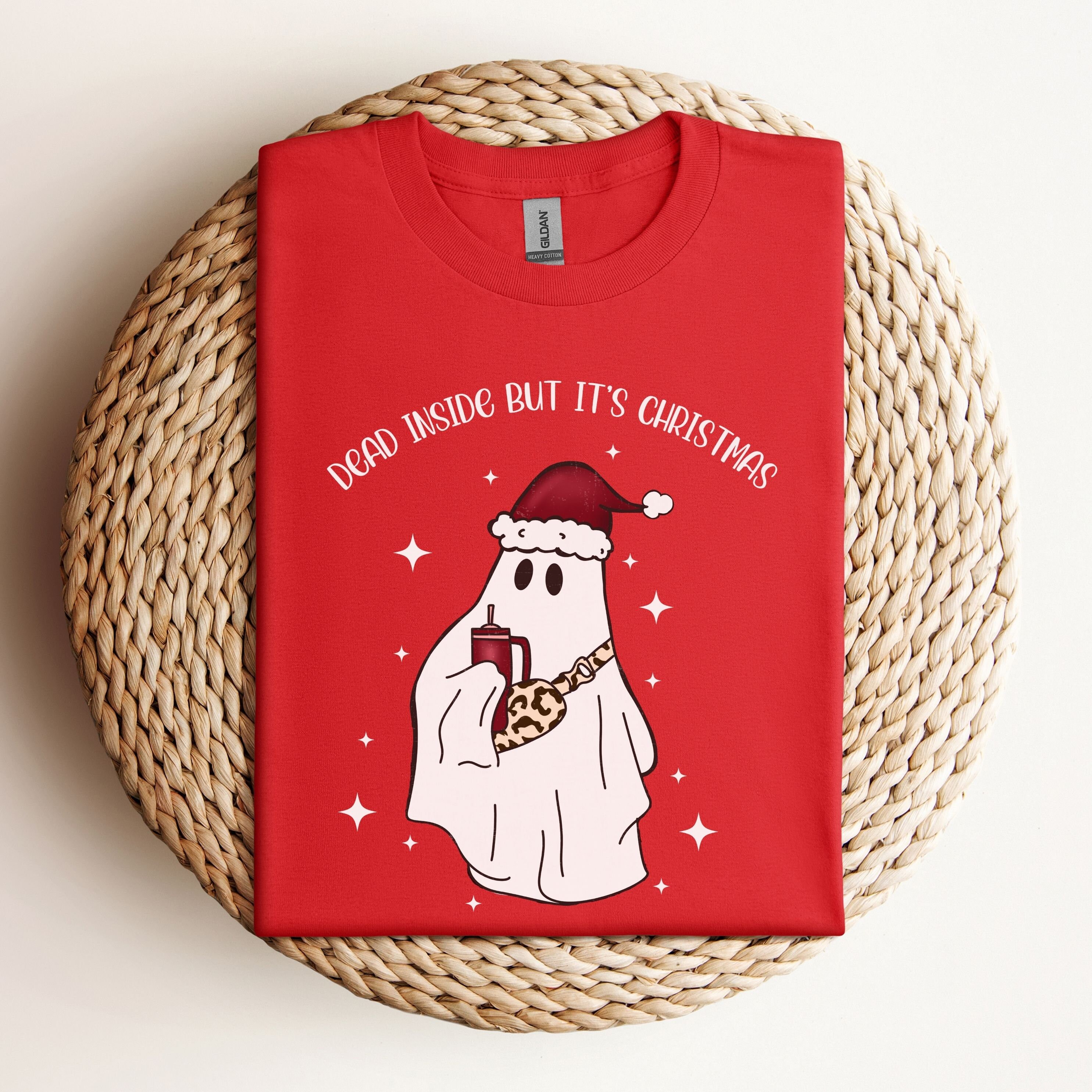 Christmas Ghost Shirt, Trendy Christmas Shirt, Cute Christmas Tee ...