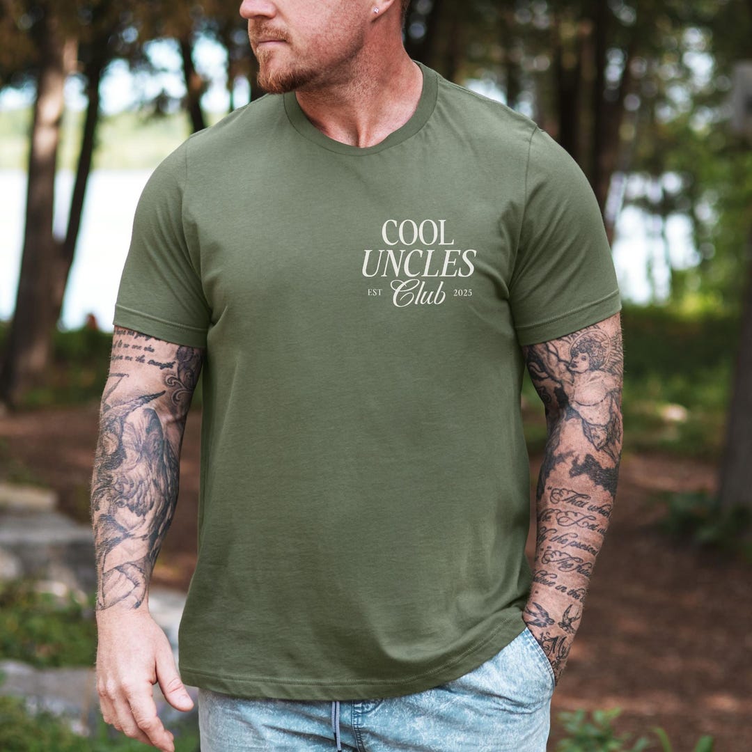 Custom Cool Uncles Club Shirt, Pregnancy Announcement Shirts for Uncle ...