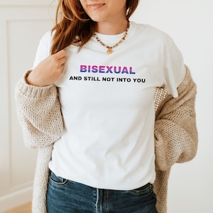 Bisexual Pride Shirt, Funny Bisexual Shirt, Bi Pride Shirt, LGBTQ Pride Month Tshirt, Gift For Bisexual, Bisexual Pride Flag, Gift for Her