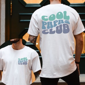 Camiseta Cool Papas Club, Melhor camiseta do papai de todos os tempos, Presente para um novo papai, Camiseta de revelação de gravidez, Presente de dia dos pais para o papai, Presente de aniversário do papai