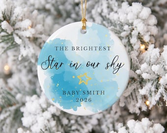 Miscarriage Ornament Personalized, Baby Loss Memorial Gift, Pregnancy Loss Keepsake, Infant Loss Christmas Ornament, Sympathy Gift for Mom