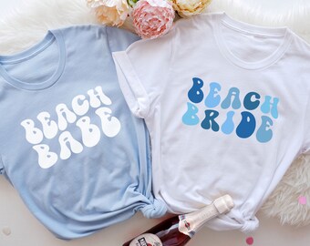 Camisetas retro para despedida de soltera en la playa: Despedida de soltera en Last Splash