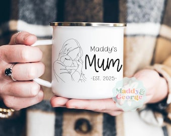 Personalised New Mum Mug, First Time Mum Gift, Custom Mama Coffee Mug, Mummy Coffee Mug, Baby Shower Gifts, Coffee Mugs for New Parents