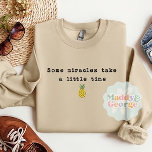EMBROIDERED IVF Transfer Day Sweatshirt, Infertility Warrior Jumper, IVF Positive Vibes Sweater, Lucky Egg Retrieval Day Gift, Ivf Pineapple