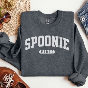 Spoonie Sweatshirt, Spoon Theory Sweater, Chronic Illness Sweatshirt, spoonie shirt, flare day gift, Invisible Illness Club, Endometriosis