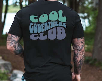 Cool Godfathers Club Shirt, Godfather Proposal Gift, Godfather To Be Gifts, Birthday Gift For Godfather, T-Shirt For New Godfather, Uncle