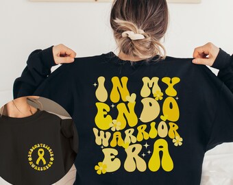 Felpa da guerriera dell'endometriosi, maglione per l'endometriosi, maglietta per la sensibilizzazione sull'endometriosi, maglietta per malattie croniche, maglietta per persone con malattie croniche, regalo per i giorni di riacutizzazione,