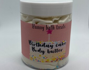 Birthday cake body butter