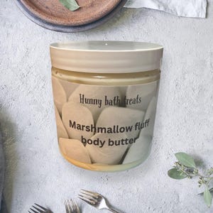 Marshmallow fluff body butter