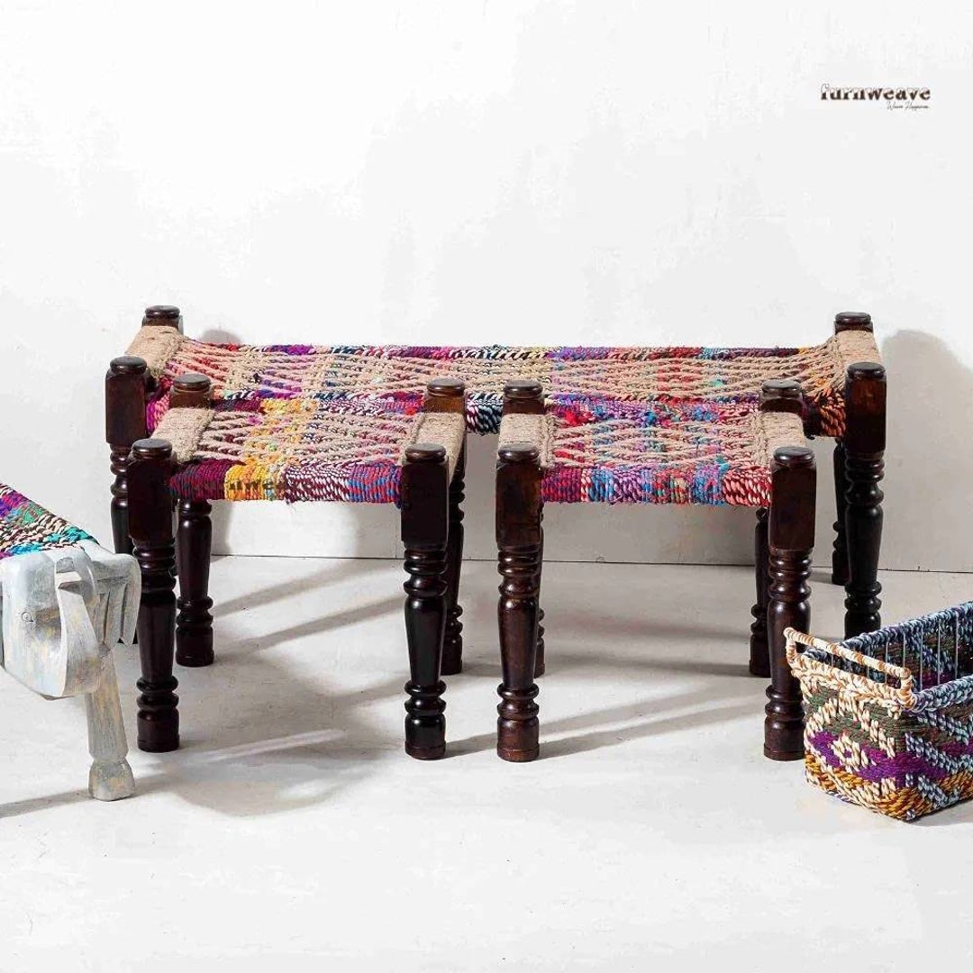 Wooden Indian Desi Rajasthani Khat Solid Wood Etsy