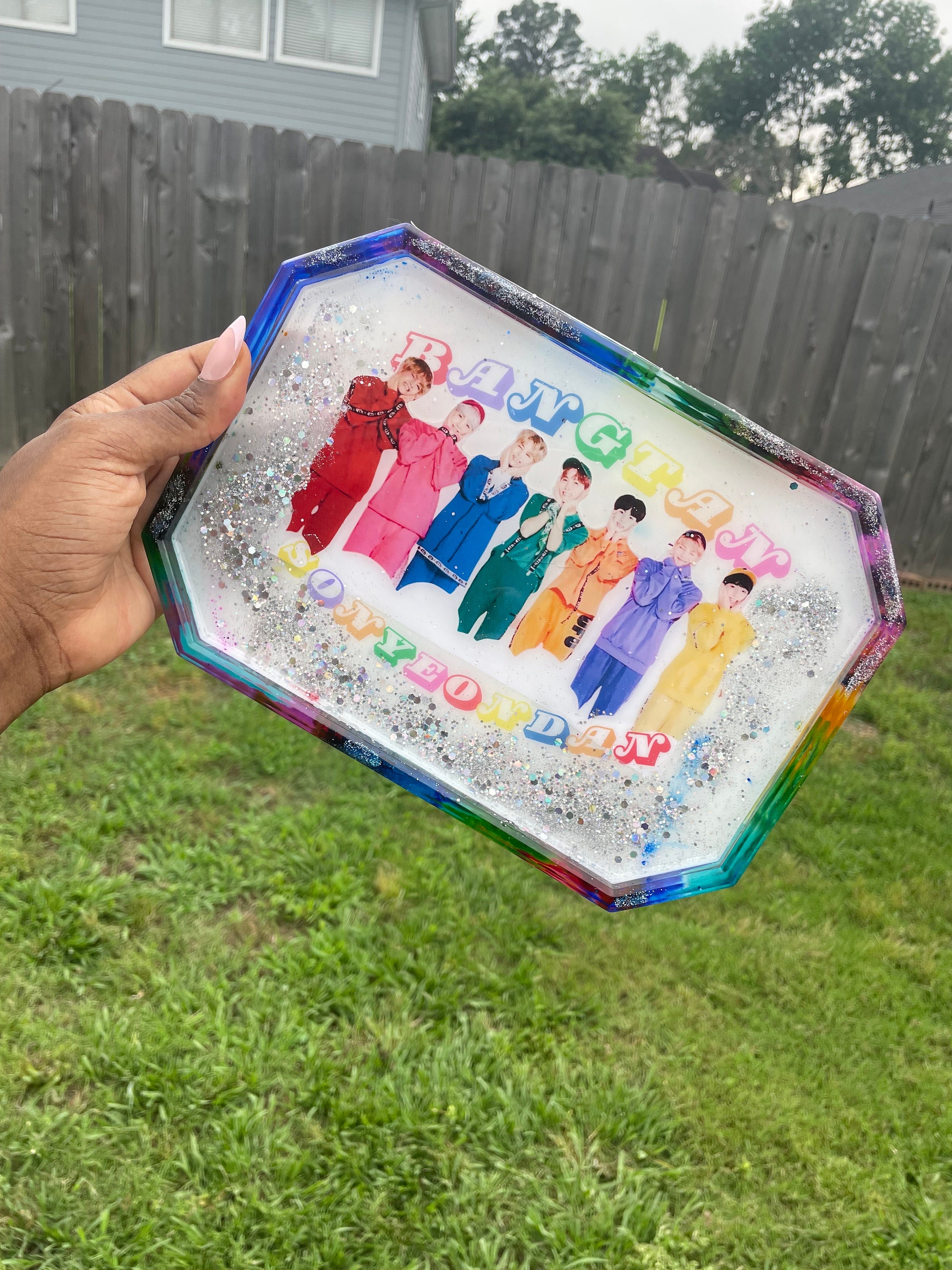 CUSTOM ROLLING TRAY (Octagon)