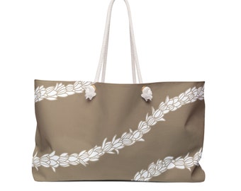 Hellbraune Lei Pikake Weekender Bag