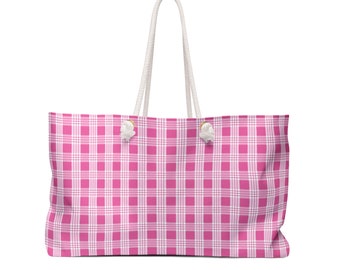 Rosafarbene Palaka Weekender Bag