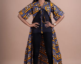 Vestido estilo kimono Ankara