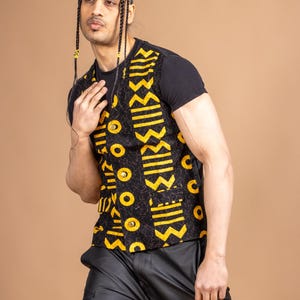 Mud cloth Waistcoat