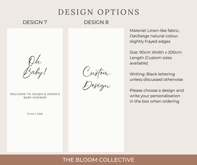 Custom Linen Wedding, Engagement, Birthday Welcome Sign, Modern ...