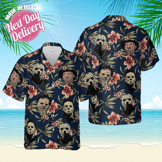 Horror Movies Vintage Hawaiian Shirt And Shorts