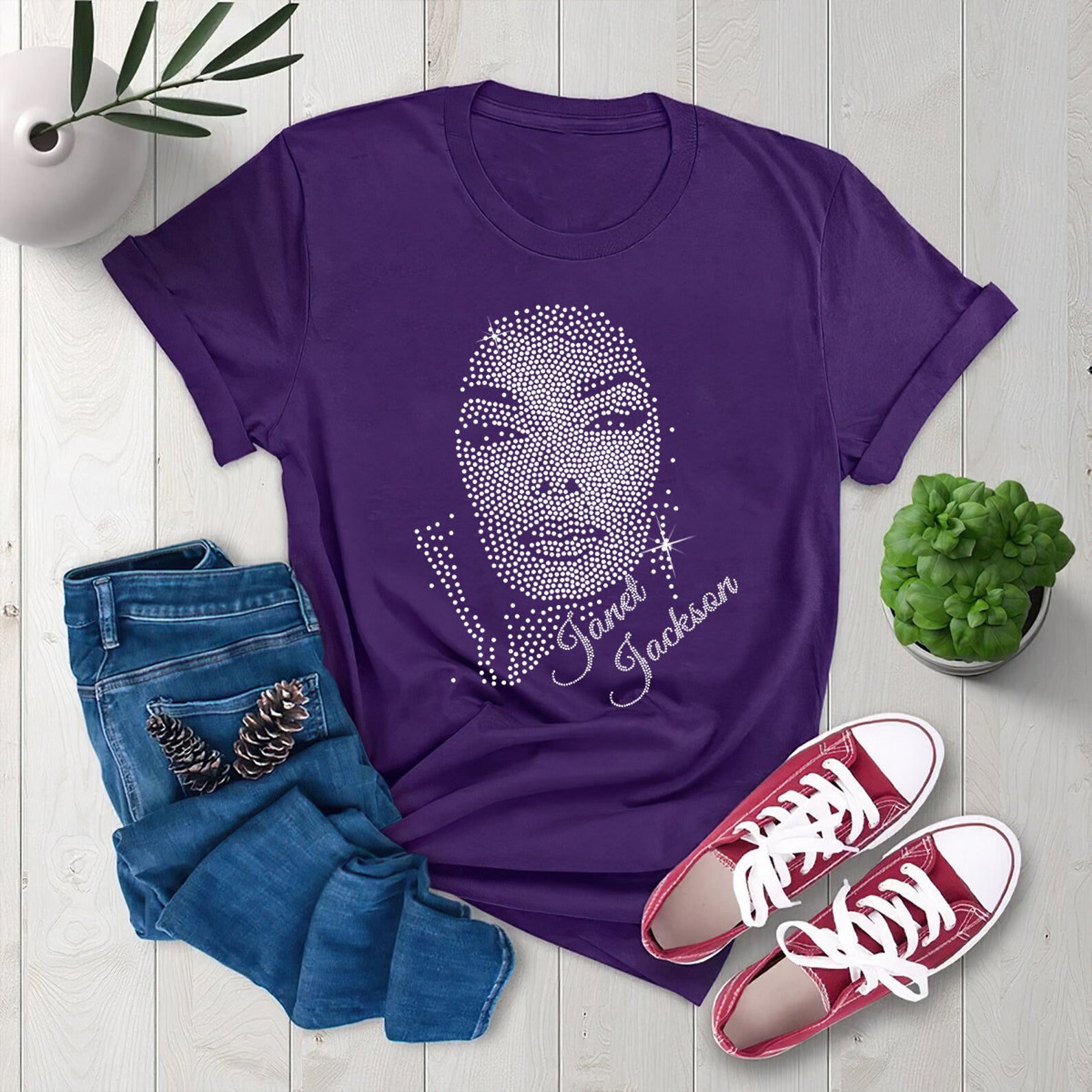 Jackson Bling Tshirt Tshirt Jackson Etsy