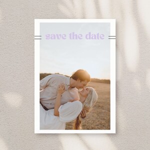 simple and fun save the dates