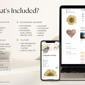 Language Learning Notion Template, Foreign Language, Student Planner ...