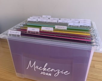 DIY Keepsake Memory File Box Kits