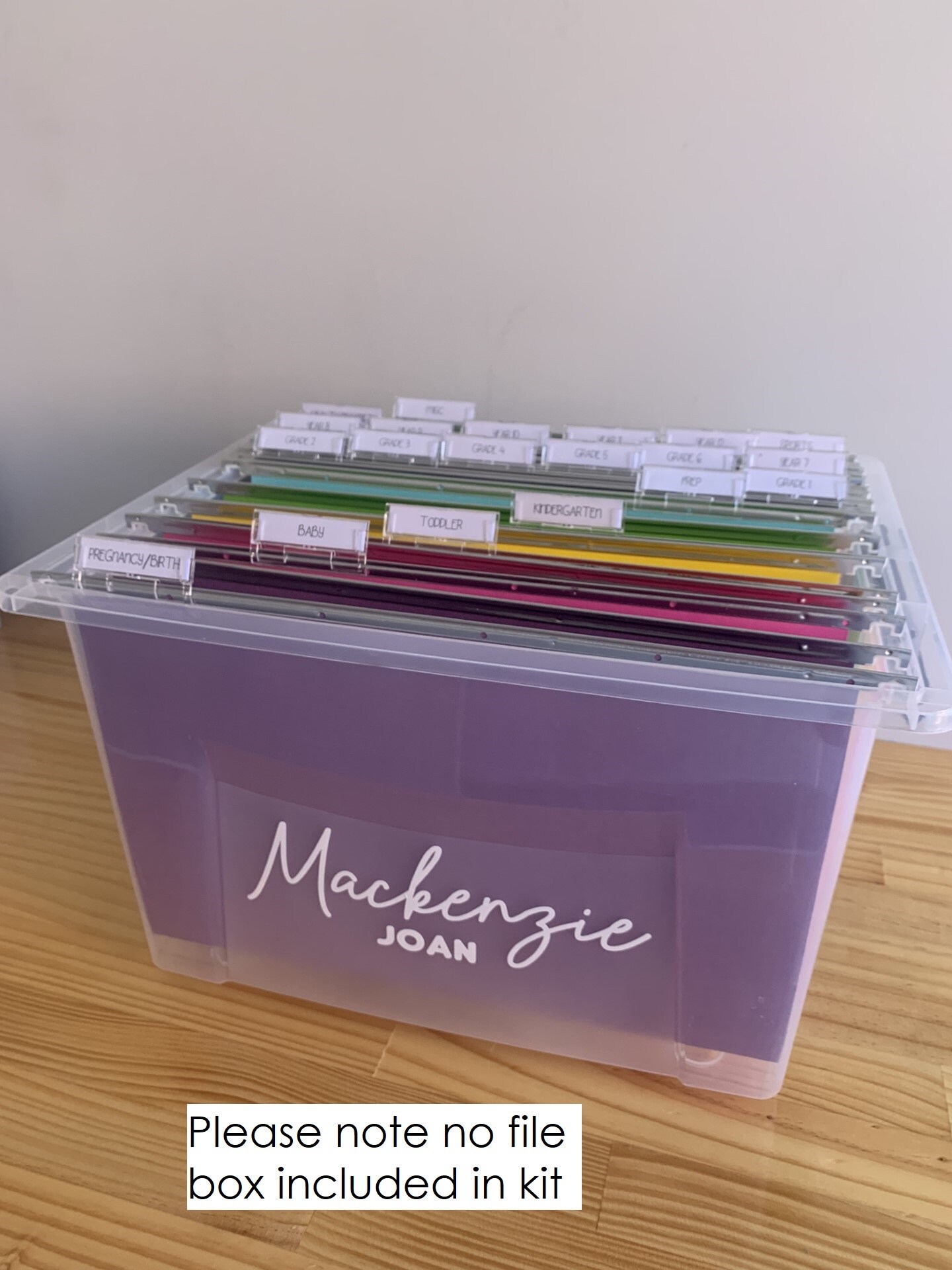 Custom DIY Keepsake Memory File Kit - Etsy