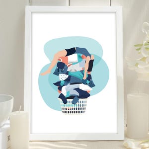 Laundry Room Wall Art, PRINTABLE Funny Laundry Room Artwork, Laundry Day Wall Art, Aqua Washing Room Prints, Digital Download