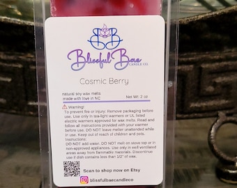 Cosmic Berry Wax Melt | Soy Wax Melt | Strong Scented | Made in NC