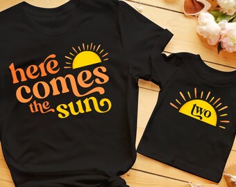 First Trip Around the Sun Shirt – Custom Age & Name Kids Birthday Tee