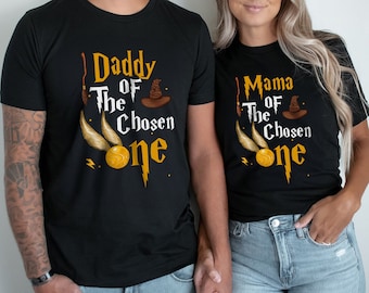 Matching Family The Chosen One, First Birthday Shirts, Mama of the Chosen One, Dada Wizard Birthday, Party Shirts, Surfer Birthday Tees.