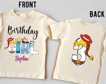 Jesse Toy Story Birthday Shirt, Cowgirl Birthday Tee, Personalized Name & Age,