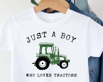 Camiseta de tractor para niño: Camiseta de cumpleaños de la vida en la granja