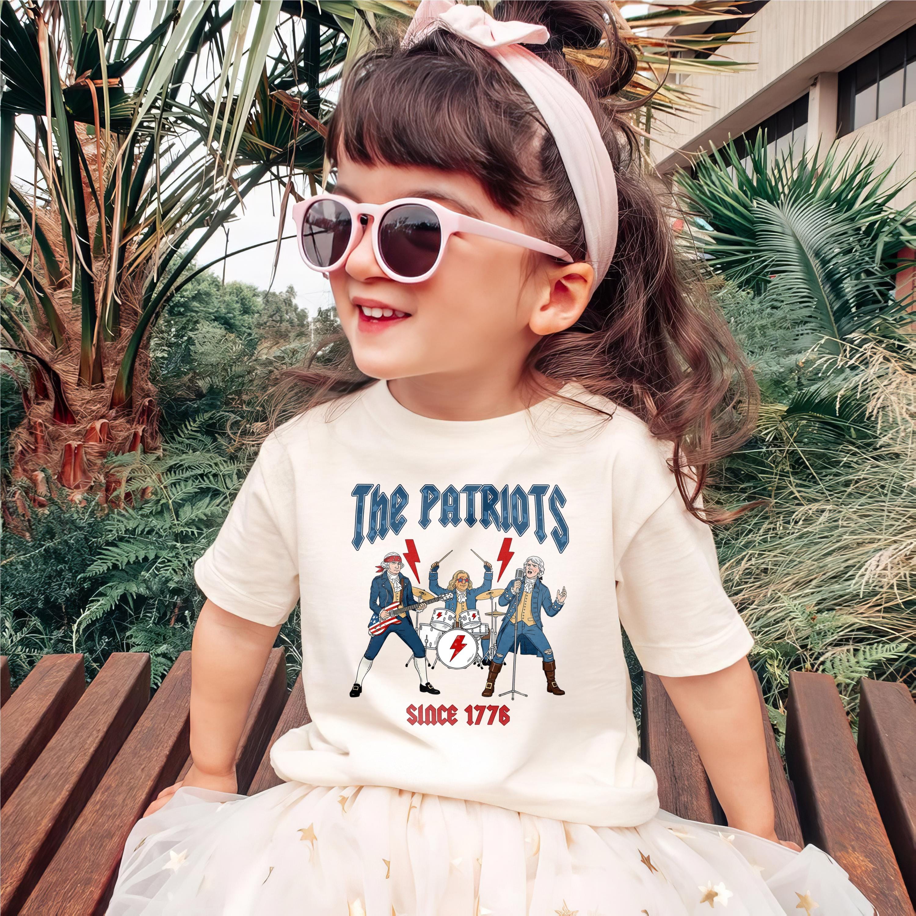 Founding Fathers Rock Band Shirt, Retro Patriotic 1776 Tee