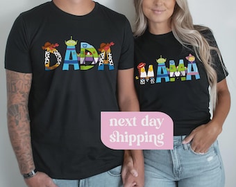 Custom Family Members Toy Story Birthday Shirt, Family Trip Shirts, Daddy Buzz Birthday Shirt, Birthday Matching Shirts, Toy Birthday Shirt