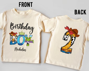 Toy Story Birthday Boy Shirt: Retro Woody Buzz Theme