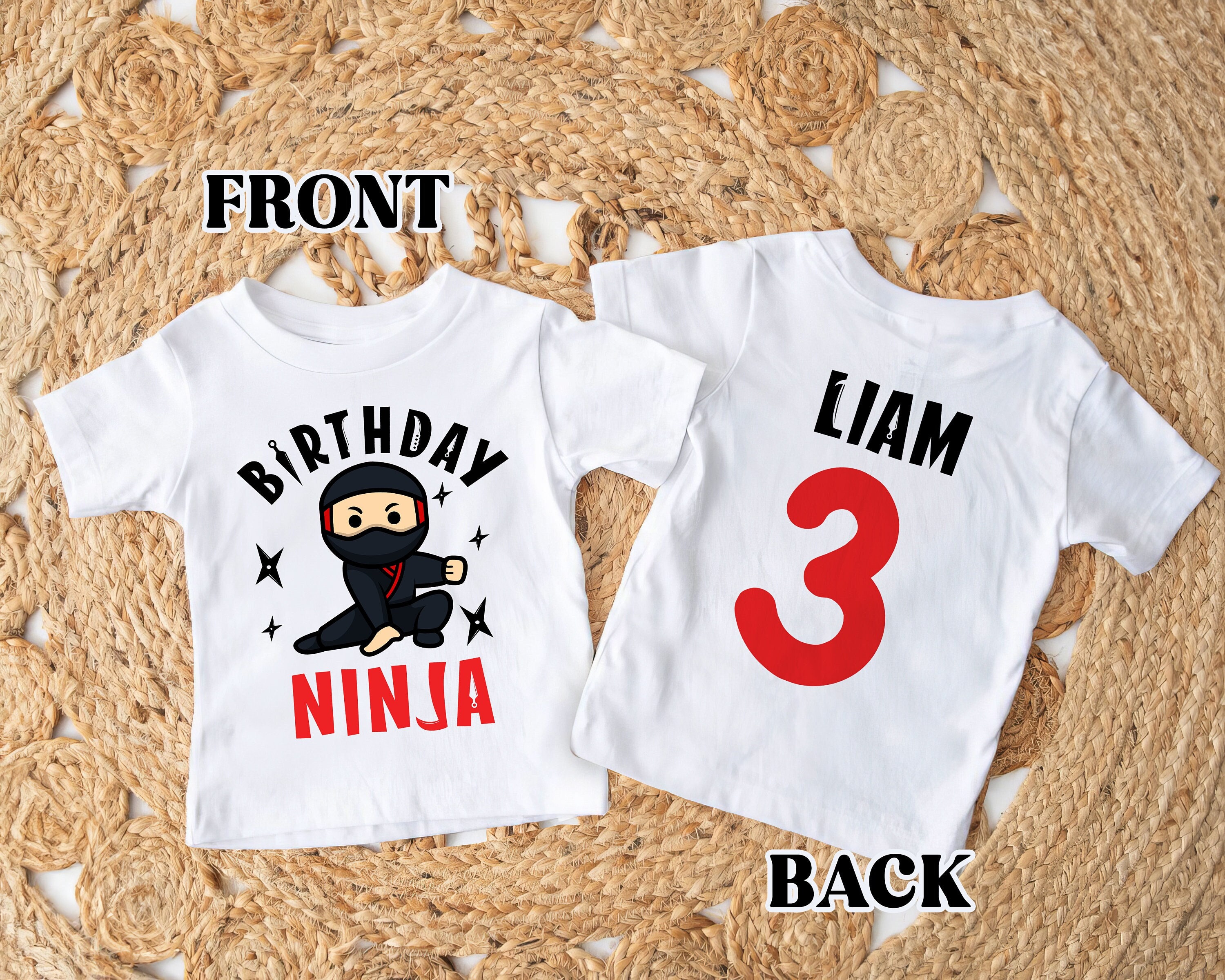 Airbrush Birthday Boy Ninja Turtle Shirt Design Adult S / Yes