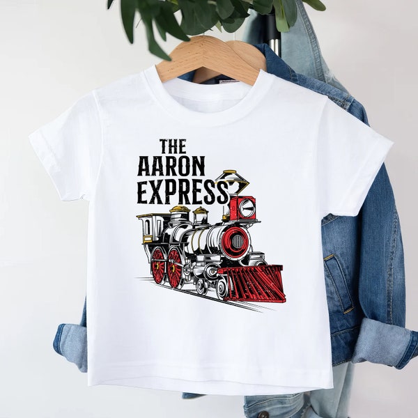 Custom Express train shirt, custom name shirt with train, Custom train shirt, personalized train shirt, Your Any Name Express Train Outfit.