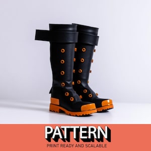 Bakugou Cosplay Patterns - Boot Covers