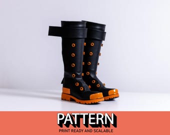Bakugou Cosplay Patterns - Boot Covers