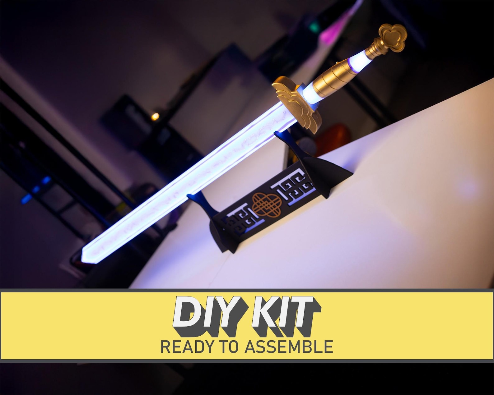 Kpop Demon Hunters Rumi Cosplay LED Sword | 3D Printed DIY Kit - Etsy