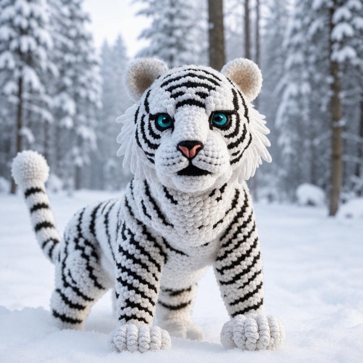 30 Tiger Crochet Patterns: Realistic, Cute, and Giftable Designs for Every Crocheter 32 White Tiger Crochet Pattern PDF | Realistic Big Cat Amigurumi
