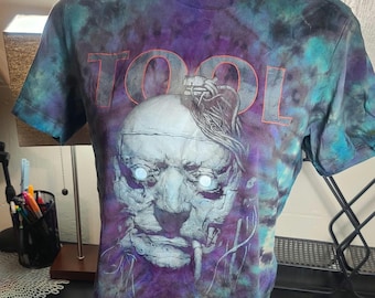 Dyed Tool Fear Inoculum Tour 2019 San Diego Tee Size Men's M