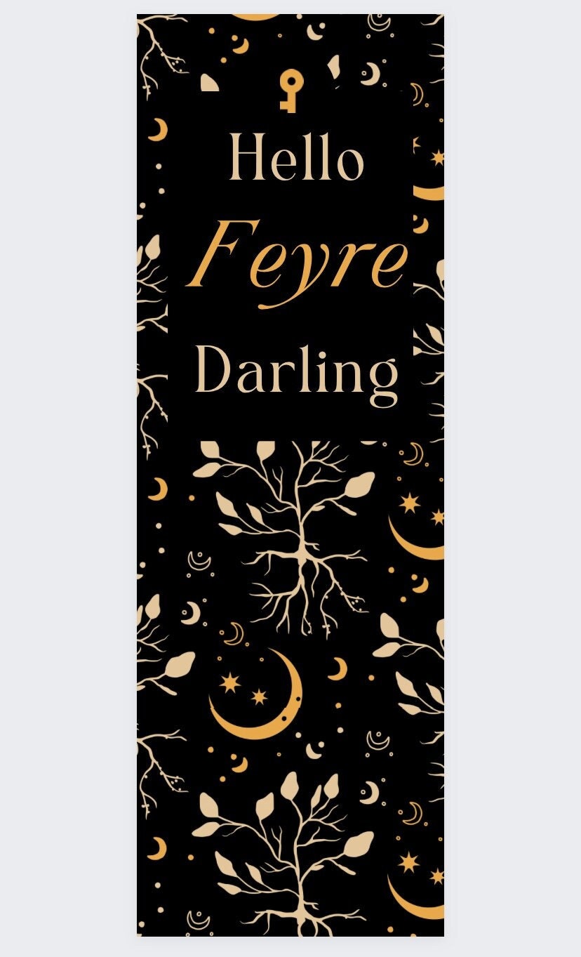 A Court of Thorns and Roses Inspired Bookmark Printable - Etsy