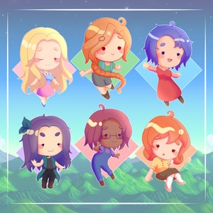 Stardew Valley Bachelorette Stickers