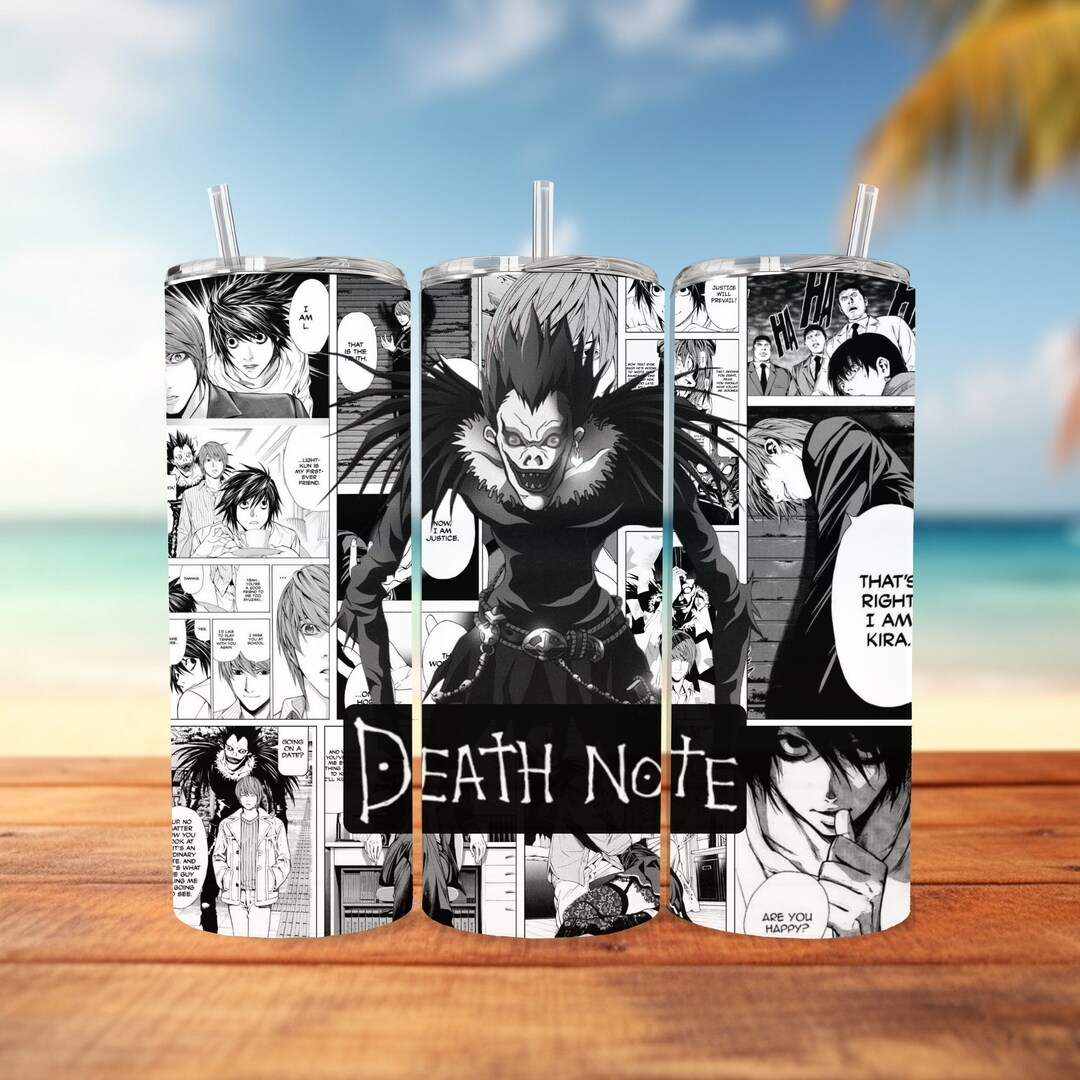 Sublimation Design Straight 20oz Skinny Tumbler Anime Manga Panel